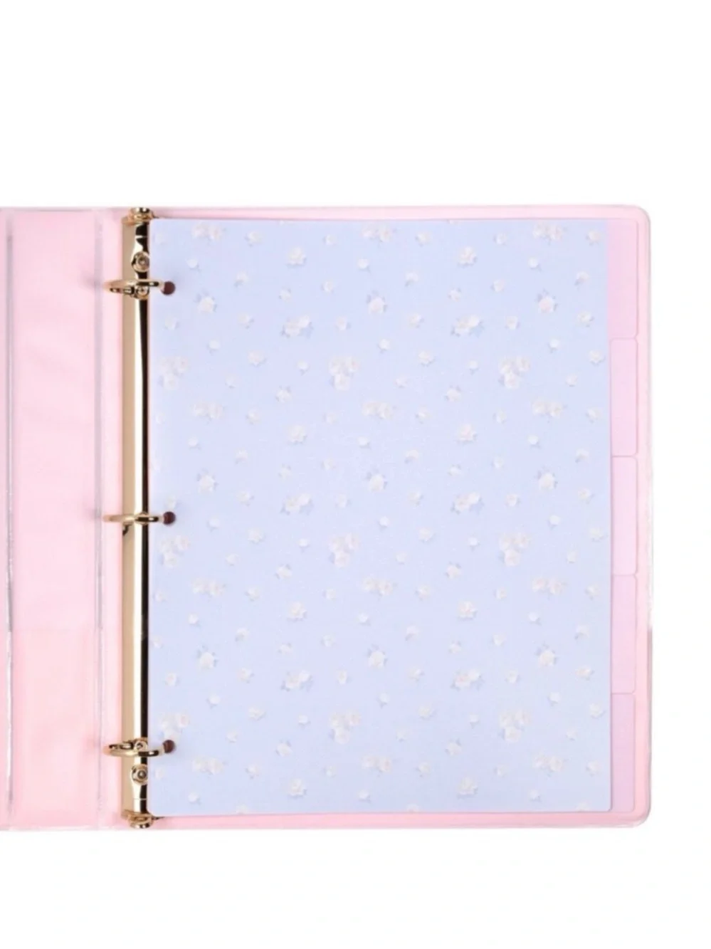 LOVESHACKFANCY x YOOBI Everblooming Rosettes Binder and Divider Set